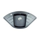 ALTAIR Gránit mosogató fekete