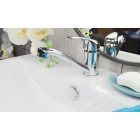 sotbe ATRAN Forgatható mosdócsaptelep fém dugóval