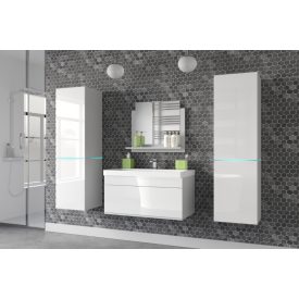 ALIUS 31 MAGASFÉNYŰ FEhér FÜRDŐSZOBA BÚTOR