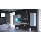 ALIUS 51 MAGASFÉNYŰ FEhér FÜRDŐSZOBA BÚTOR