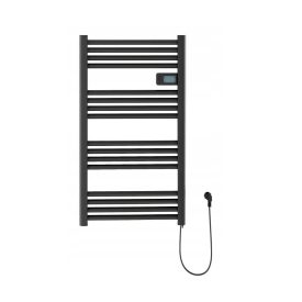   ER-AGO elektromos fűtőelem 540x960 mm digitális termosztáttal, 500W, fekete matt