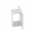 Mylife GERA falra szerelhető MAGASFÉNYŰ mosdószekrény mosdóval