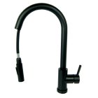 katrina konyhai csaptelep fekete matt kihúzható