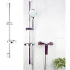 SOTBE LARK 60 állítható Zuhanyrúd szappantartóval Szín króm