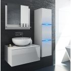 LIKE I 60 Magasfényű fehér fürdőszoba bútor 