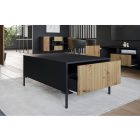 Mylife land nappali bútorszett matt fekete