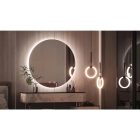 kerek LED tükör 90cm, 3 világos szín-fűtési funkcióval