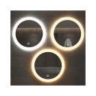 kerek LED-es fürdőszobai tükör fűtési funkcióval 60cm