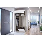 mylife moli 1 előszoba szekrény fényes-szürke (120cm)