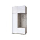 mylife moli 1 előszoba szekrény fényes-szürke (120cm)