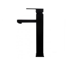 Manveld HIGH QUADRO matt fekete mosdó csaptelep