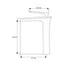 Manveld ZEVA HIGH fehér mosdó csaptelep