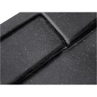 Manveld FEKETE, ULTRA Vékony zuhanytálca + SZIFON 90x90