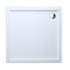 Manveld fehér, ULTRA Vékony zuhanytálca + SZIFON 90x90