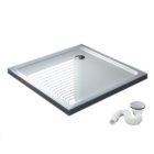 Manveld fehér, ULTRA Vékony zuhanytálca + SZIFON 90x90