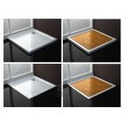 Manveld fehér, ULTRA Vékony zuhanytálca + SZIFON 90x90