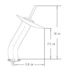 manveld fekete üveg MOSDÓ csaptelep magas kifolyású