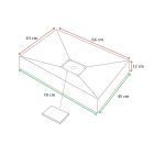 Manveld oscar mosdó konglomerált (70cm)