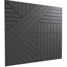 ÁTLÓS FEKETE 60x60 MDF FALPANEL 17MM 