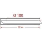 Prince concept Gordia függőpolc fekete (100cm)
