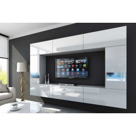   Prince Concept 29 nappali bútor szett magasfényű fehér (249cm)