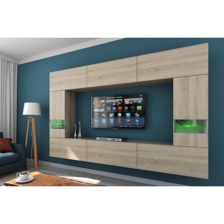 Prince Concept 29 nappali bútor szett SONOMA  tölgy (249cm)
