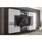 Prince Concept 29 nairobi nappali bútor szett magasfényű fehér (254,3cm)