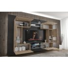 Prince Concept 29 nairobi nappali bútor szett magasfényű fehér (254,3cm)