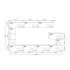 Prince Concept Anna 89 nappali bútor szett barna dió (332cm)