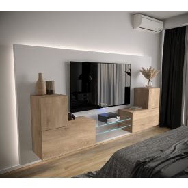   Prince Concept 96 nappali bútor szett sonoma tölgy (226 cm)