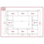 Prince Barcelona Concept 61 nappali bútor szett magasfényű fehér (249cm)