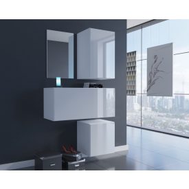 Prince Gloss modern f2 előszoba bútor magasfényű fehér