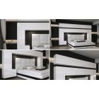 Prince Panama 5 hálószoba bútor magasfényű fehér (300cm)