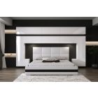 Prince Panama 5 hálószoba bútor magasfényű fehér (323cm)