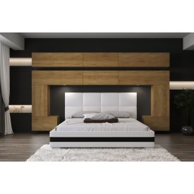 Prince Panama 5 hálószoba bútor arany tölgy  (323cm)