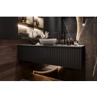 Mylife RELO fürdőszoba szekrény, matt fekete (120cm)