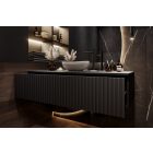 Mylife RELO fürdőszoba szekrény, matt fekete (120cm)