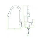 TILIA KONYHAI CSAPTELEP grafit