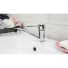 SOTBE UNICORN Forgatható mosdócsaptelep FÉM dugóval