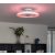Mennyezeti ventilátor fehér,LED-del, dimmelhető RGB-vel és távirányítóval (48,5CM)
