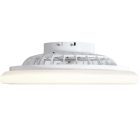 Mennyezeti ventilátor fehér,LED-del, dimmelhető RGB-vel és távirányítóval (48,5CM)