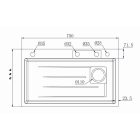 Black-max fekete acél mosogató szett 750+