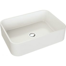 Cres 50 fehér gránit mosdókagyló pultra építhető