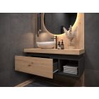 Mylife doka fürdőszoba szekrény, lefkas tölgy