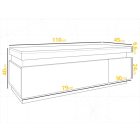 Mylife elis fürdőszoba bútor, matt fehér