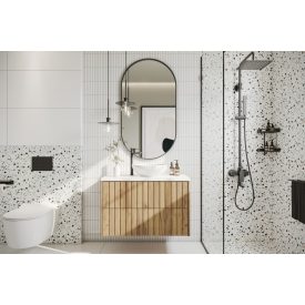 Mylife firy fürdőszoba szekrény arany tölgy (80cm)