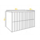 Mylife firy fürdőszoba szekrény arany tölgy (80cm)