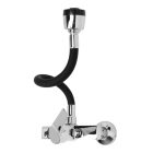 Flexi falra szerelhető konyhai csaptelep fekete