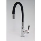 Konyhai csaptelep FLEXI Fekete Rugalmas