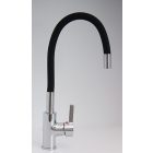 Konyhai csaptelep FLEXI Fekete Rugalmas